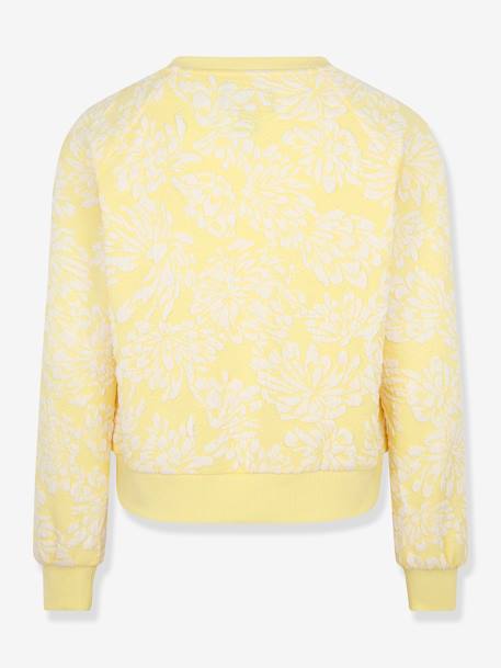 Mädchen Sweatshirt mit Jacquard-Blumen CONVERSE goldgelb 1