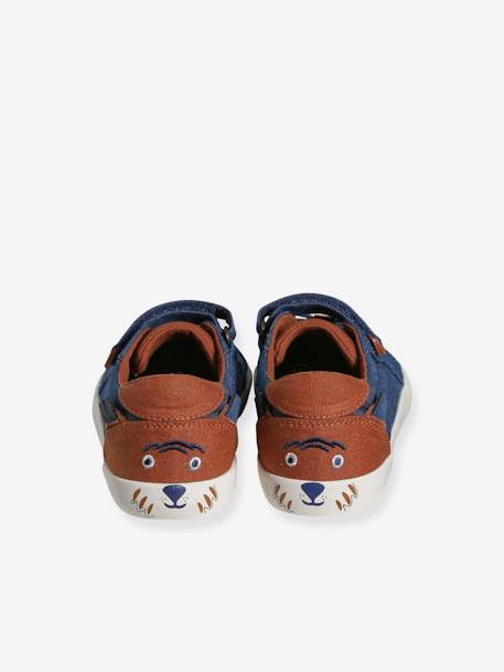 Kinder Stoff-Sneakers mit Anziehtrick jeansblau 6