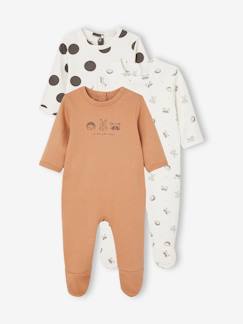 Babymode-Strampler & Schlafanzüge-3er-Pack Baby Strampler BASIC, Interlock-Jersey