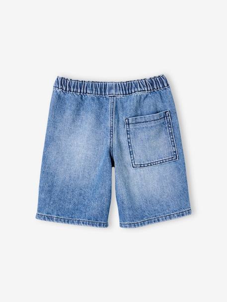 Jungen Jeans-Shorts mit Schlupfbund Oeko-Tex, Bundweite verstellbar blue stone+double stone 3