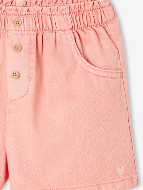 Mädchen Shorts mit Dehnbund blush+marine+pastellgelb 4