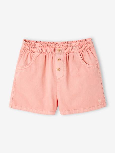 Mädchen Shorts mit Dehnbund blush+marine+pastellgelb 2