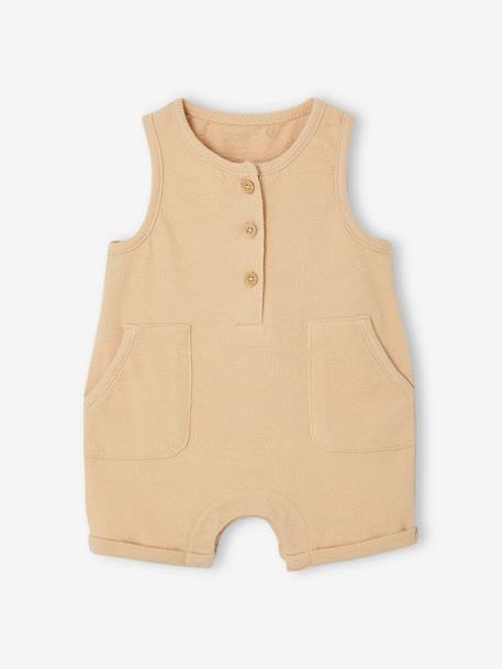 Baby Kurzoverall Oeko-Tex beige 3