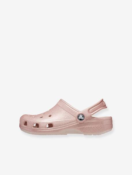 Kinder Clogs 206993 Classic Glitter CROCS rosa nude 4