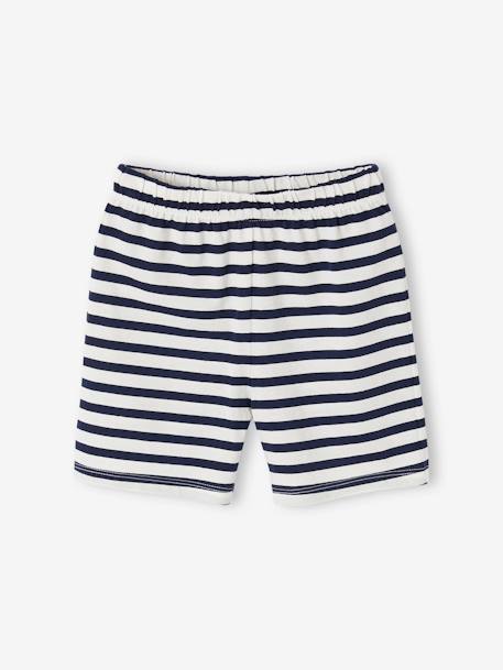 2er-Pack Jungen Sommer-Schlafanzüge Oeko-Tex marine 5