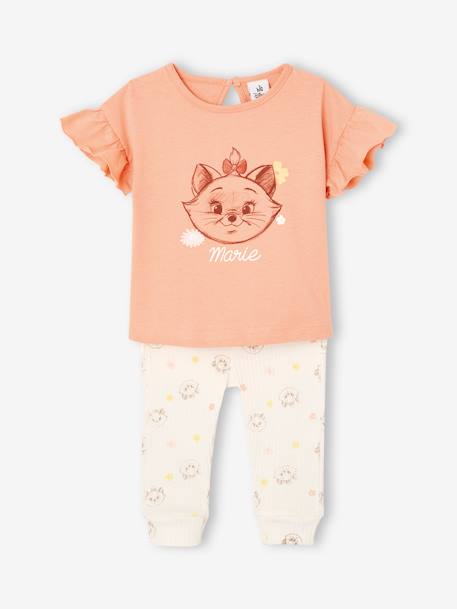 Baby-Set: T-Shirt & Leggings Disney ARISTOCATS MARIE aprikose 1