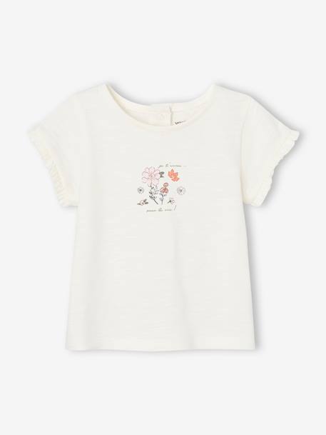 2er-Pack Baby T-Shirts aus Bio-Baumwolle rosa 2