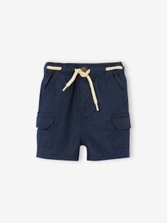 Babymode-Shorts-Baby Shorts aus Leinenmix