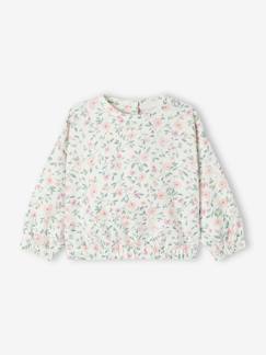 Babymode-Baby Sweatshirt mit Blumen Oeko-Tex