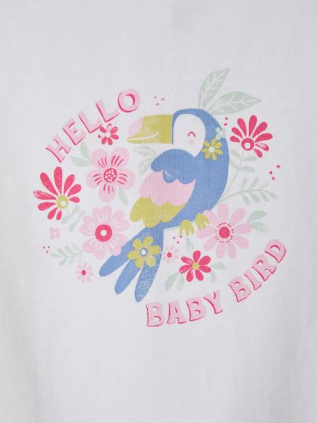 Baby T-Shirt mit Flatterärmeln Oeko-Tex - wollweiß - 2