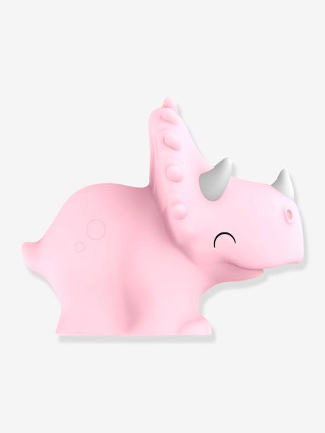 Softes Kinderzimmer Akku-Nachtlicht Triceratops ROXY DHINK rosa 7