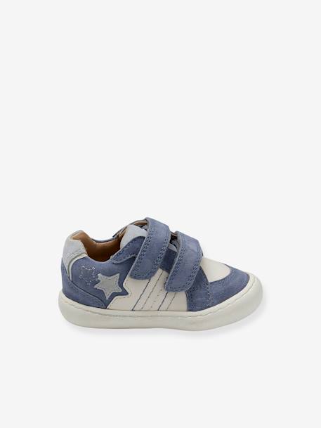 Baby Klett-Sneakers mit Stern wollweiß 2