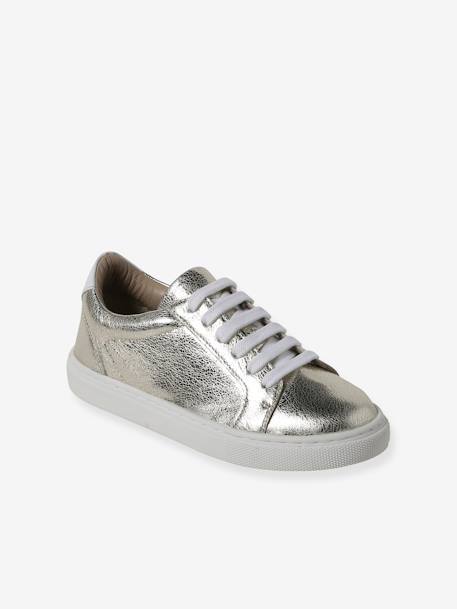 Kinder Sneakers in Metallic-Optik - gold - 2