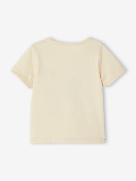 Baby T-Shirt mit Chamäleon Oeko-Tex wollweiß 3