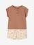 Baby-Set: Henley-Shirt & Shorts, personalisierbar Oeko-Tex mokka 7