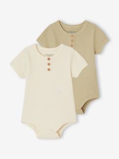 2er-Pack Baby Bodys Bio-Baumwolle Oeko-Tex  [numero-image]