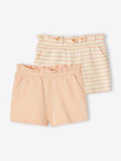 Maedchenkleidung-2er-Pack Mädchen Shorts