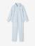 Mädchen Schlafanzug mit Glitzertupfen, personalisierbar - himmelblau - 1