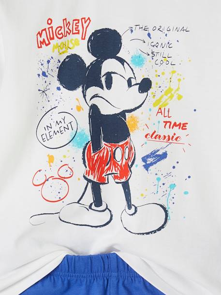 Kurzer Kinder Schlafanzug Disney MICKY MAUS blau 5