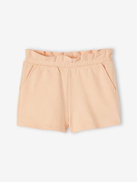 2er-Pack Mädchen Shorts - aprikose+bonbon rosa+malve - 2