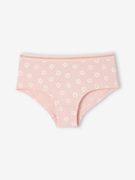 7er-Pack Mädchen Shortys mit Bio-Baumwolle rosa 6