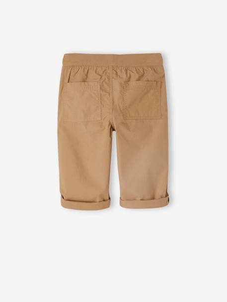 Jungen 3/4-Shorts mit verstellbarer Länge beige+nachtblau+olivgrün 5