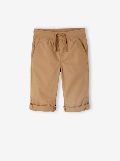 Jungen 3/4-Shorts mit verstellbarer Länge beige+nachtblau+olivgrün 3