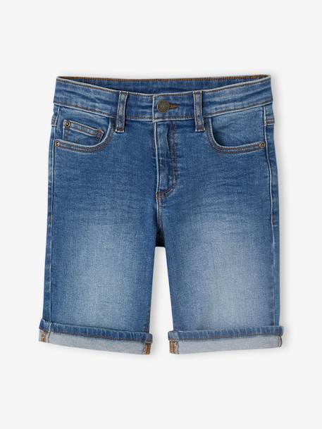 Jungen Jeansshorts BASIC Oeko-Tex - blue stone+double stone - 6