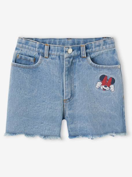 Bestickte Mädchen Jeansshorts Disney MINNIE MAUS dunkelblau 1