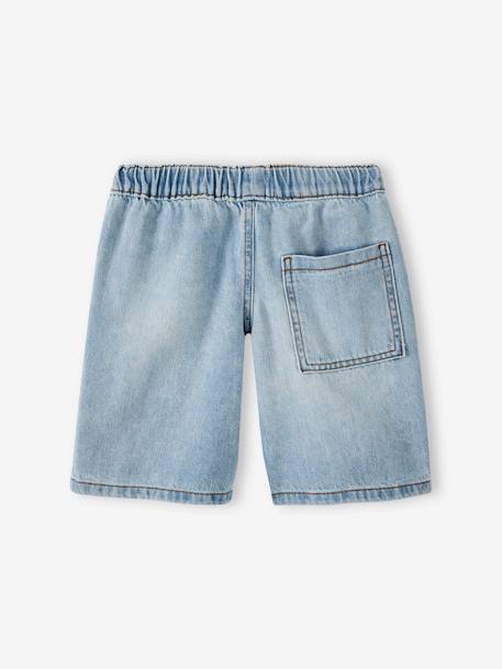 Jungen Jeans-Shorts mit Schlupfbund Oeko-Tex, Bundweite verstellbar blue stone+double stone 12