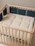 Baby Bettumrandung/Laufgitter-Polster NAVY SEA Oeko-Tex set blau 4