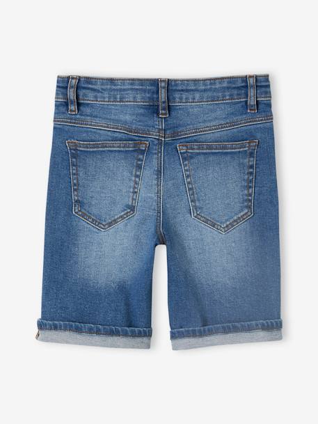 Jungen Jeansshorts BASIC Oeko-Tex - blue stone+double stone - 9