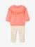 Baby-Set: Sweatshirt & Leggings Oeko-Tex fuchsia+karamell 1