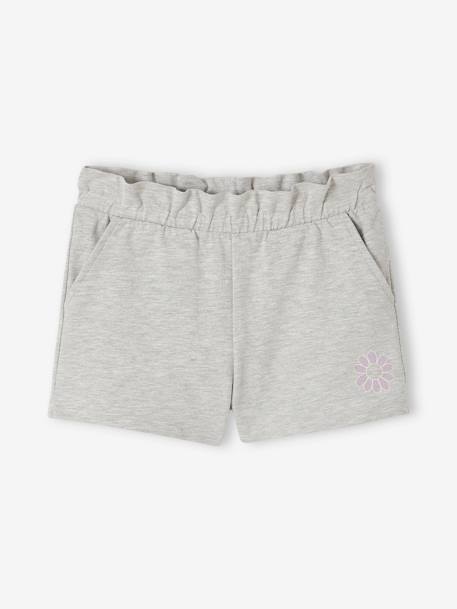 2er-Pack Mädchen Shorts aprikose+bonbon rosa+malve 15