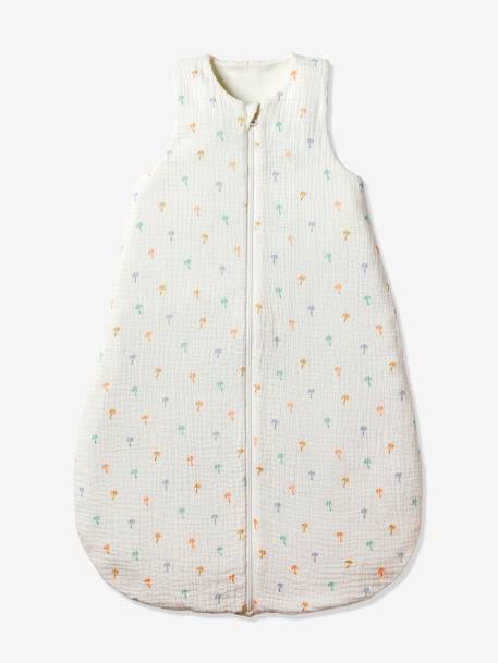 Baby Sommerschlafsack PALMEN aus Musselin personalisierbar Oeko-Tex mehrfarbig 2