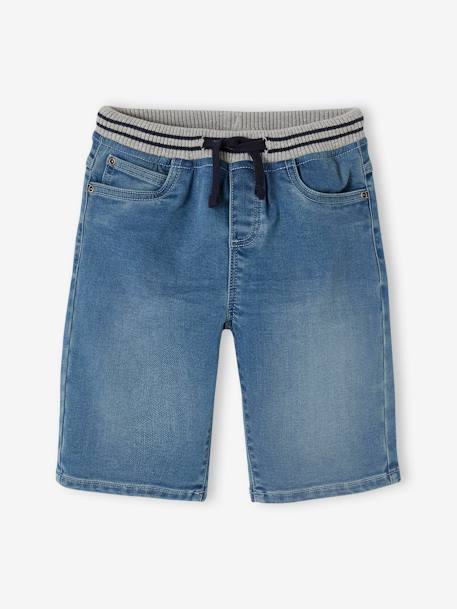 Jungen Shorts mit Dehnbund, Denim-Look blue stone+double stone+grauer denim 9