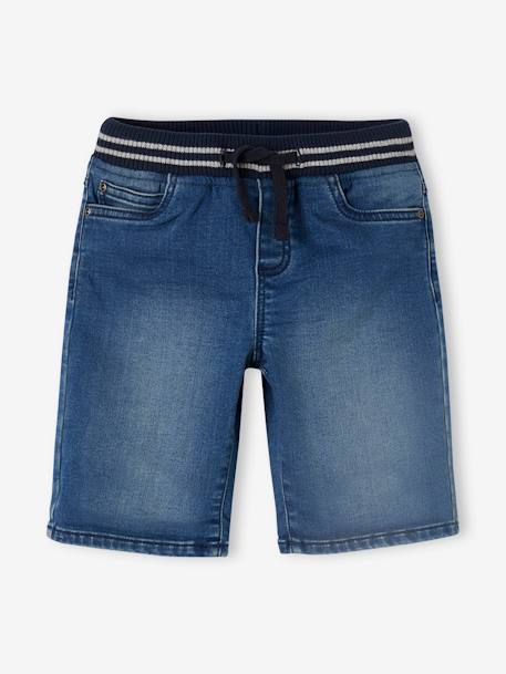 Jungen Shorts mit Dehnbund, Denim-Look blue stone+double stone+grauer denim 3