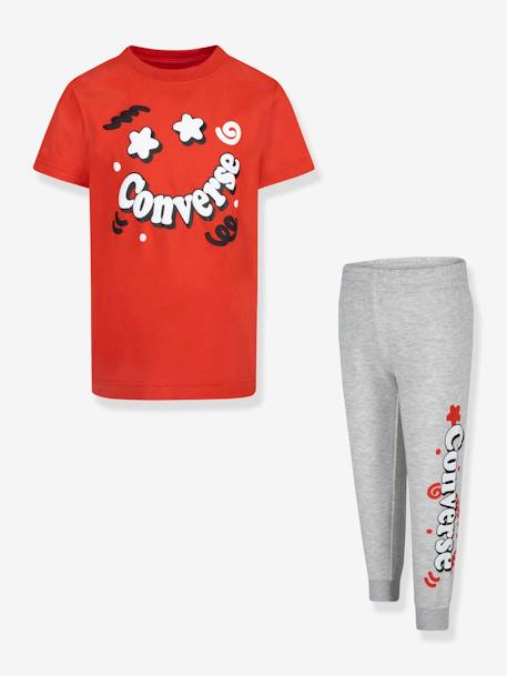 Jungen-Set: T-Shirt & Jogginghose CONVERSE anthrazit 1