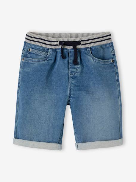 Jungen Shorts mit Dehnbund, Denim-Look blue stone+double stone+grauer denim 8