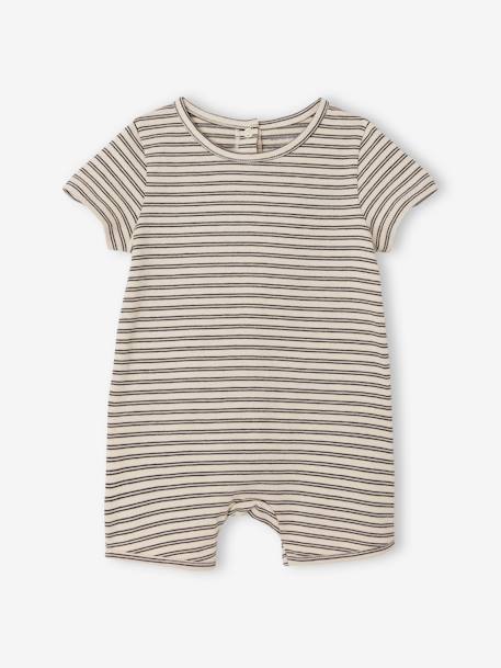 2er-Pack Baby Sommer-Overalls Oeko-Tex - blau chambray - 3