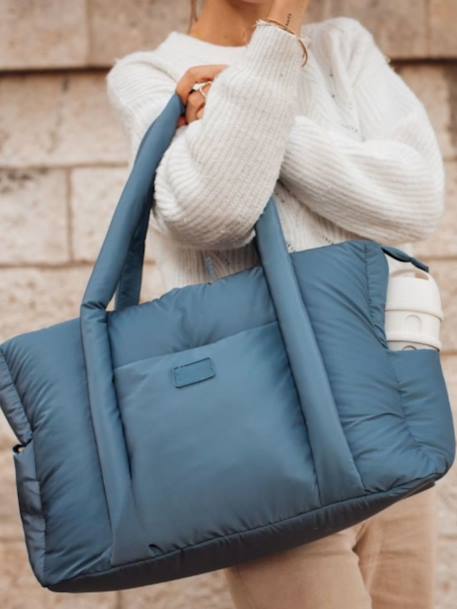 Wickeltasche Paris Puffy BEABA - blau+grau - 1