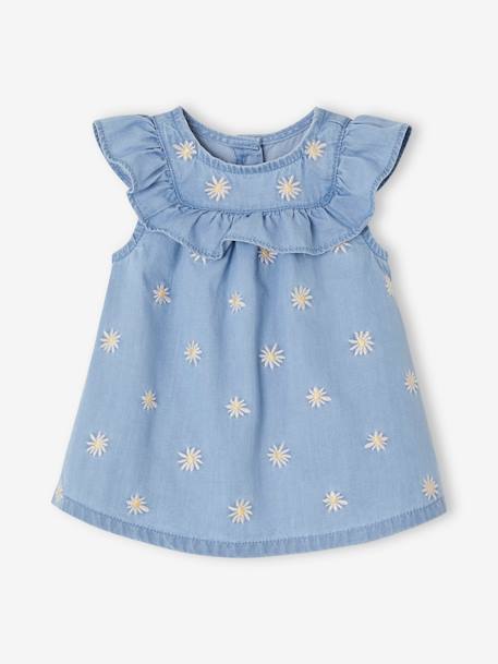 Mädchen Baby-Set: Kleid & Shorts - bleached - 1