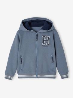 Jungenkleidung-Pullover, Strickjacken, Sweatshirts-Strickjacken-Jungen Sportjacke mit Kapuze