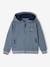 Jungen Sportjacke mit Kapuze - grau meliert+graublau+marine+rot - 7