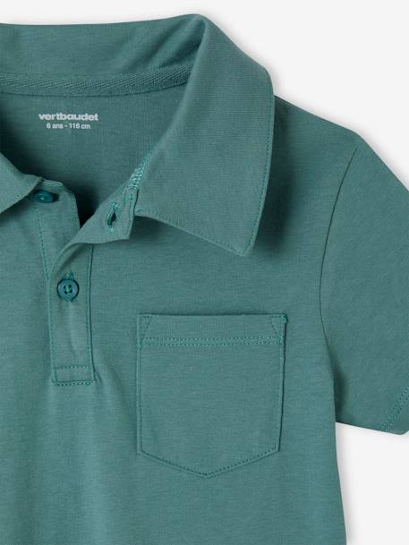 2er-Pack Jungen Poloshirts, Kurzarm Oeko-Tex - aqua+pack blau - 6