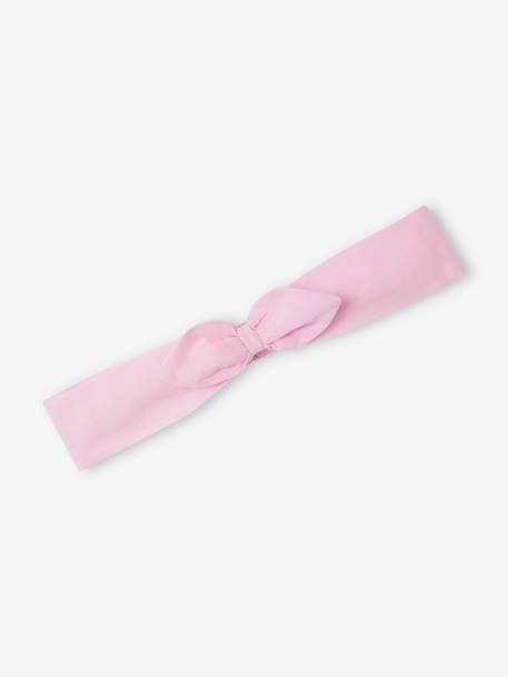 Mädchen Baby-Set: Bluse, Shorts & Haarband - rosa/fuchsia - 6
