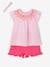 Mädchen Baby-Set: Bluse, Shorts & Haarband rosa/fuchsia 3