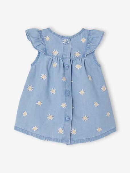 Mädchen Baby-Set: Kleid & Shorts bleached 3