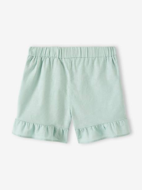 Mädchen Volantshorts aqua 2