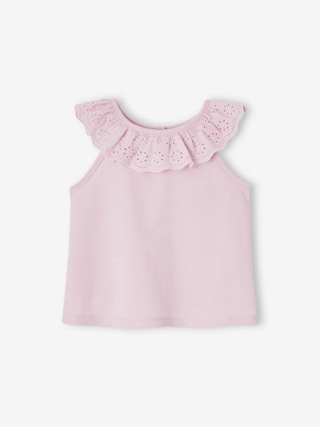 Mädchen Baby Volant-Top Oeko-Tex - lila - 1